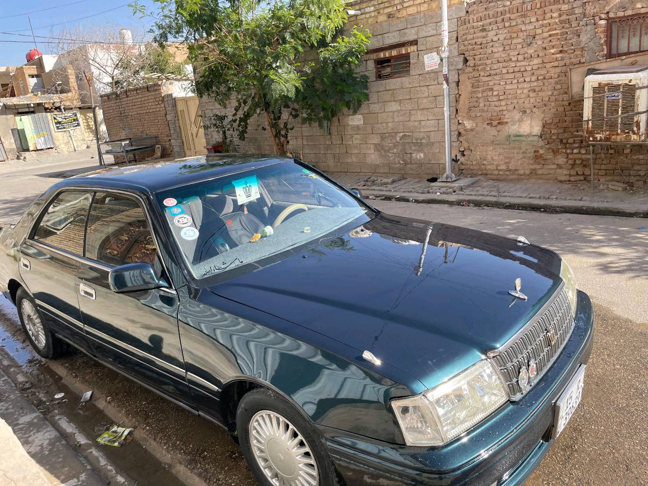 سلام عليكم
راس الثور فلات گصتين قماره وربع امامي 
السيارة جاهزه گير محرك تبريد تخم تاير كله جديد رقم انبار انگليزي مداور  المكان النجف للستفسار ***********