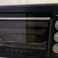 اوفن جديد • استعمال ٣ مرات • صواني دائري ومربع