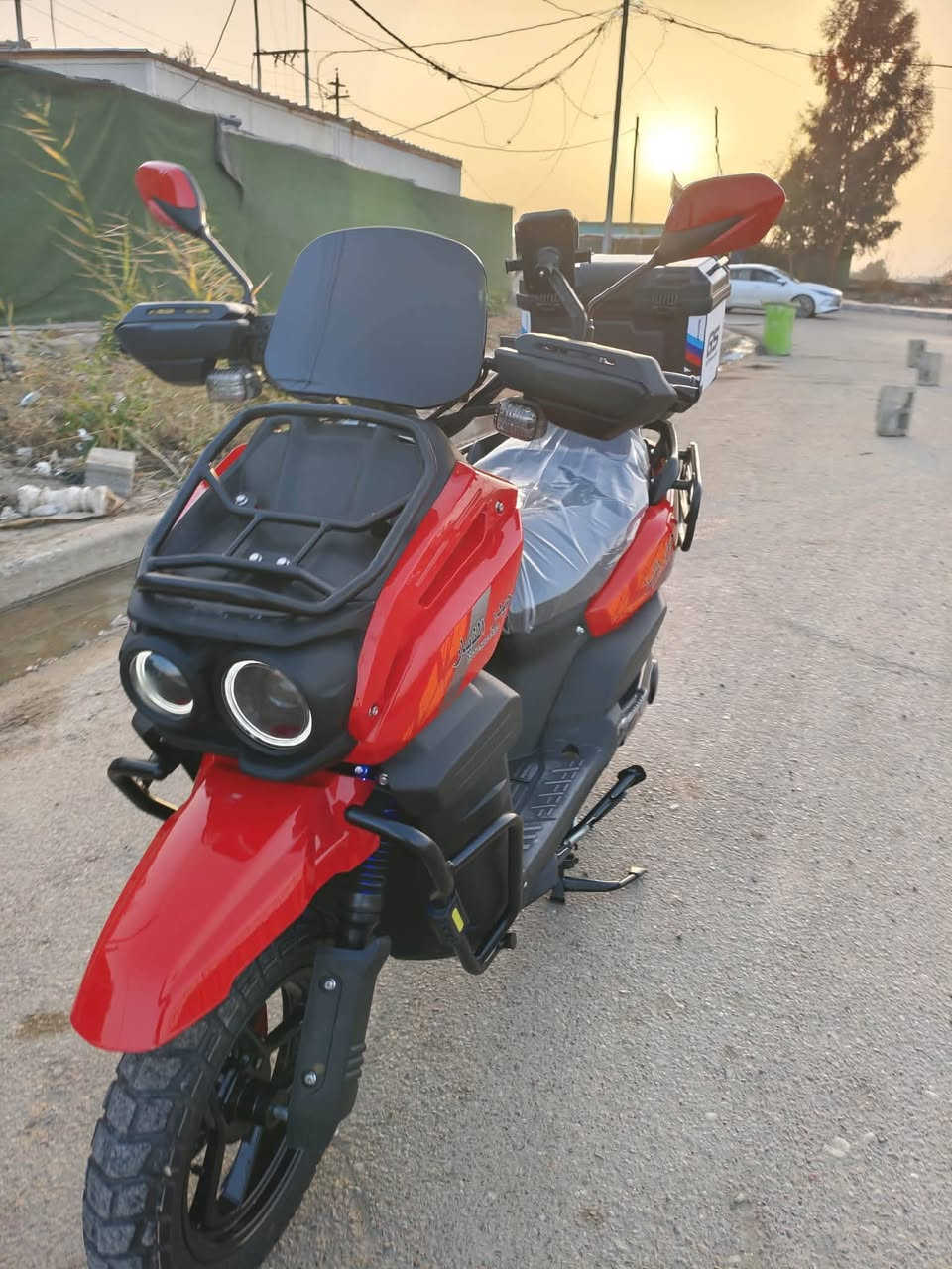 سلام عليكم دراجه اباجي جديده.معنه كلمه  استعمال شهرين
بطاريات مصطره شرط لفحص
موديل2025 
مكاني فلوجه
رقم ***********
