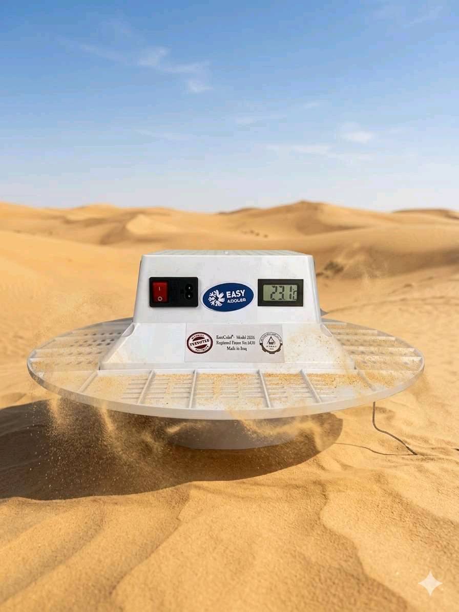 جهاز تبريد مياه الخزانات
يتوفر توصيل لكافة محافظات العراق
الاستخدامات

جهاز Easy Cooler هو جهاز تبريد مبتكر يستخدم لتقليل درجة حرارة الماء وتوفير هواء بارد ومنعش في المناطق الحارة. يعتبر هذا الجهاز الحل الأمثل للاستخدام لخزانات المياه لانه يوفر تبريد سريع وفعال. يمكن استخدامه في المنازل، المكاتب، المحلات التجارية، وأماكن العمل.

المميزات

التصميم العصري:

جهاز تبريد Easy Cooler يتمتع بتصميم عصري مدمج، مناسب لجميع أنواع الخزانات.

الطاقة والكفاءة:

يعمل الجهاز بربع امبير فقط.

يعمل الجهاز باستخدام سلك كهربائي بقدرة تصل إلى 150 سم

مما يوفر سهولة في التحريك والتوصيل بالمقابس الكهربائية.

يتميز بكفاءة عالية في تبريد الهواء بسرعة.

مؤشر درجة الحرارة:

يحتوي الجهاز على شاشة رقمية لعرض درجة حرارة الماء بشكل دقيق، مما يساعد المستخدمين على متابعة درجة حرارة المياه المتدفقة.

سهولة الاستخدام:

يحتوي الجهاز على زر تشغيل وإيقاف يسهل تشغيله وإيقافه. كما يتمتع بتصميم مريح لضمان الاستخدام الطويل دون أي تعب أو مجهود.

مواد عالية الجودة:

الجهاز مصنوع من مواد بلاستيكية متينة وموثوقة (ABS)، مما يضمن عمرًا طويلاً وأداءً عاليًا.

محتويات الصندوق

جهاز تبريد Easy Cooler

سلك كهربائي ببطارية (طول 150 سم).

الملاحظات

يمكن تشغيل الجهاز في أي مكان مع توفر الكهرباء.

الجهاز مناسب للاستخدام مع الخزانات الكبيرة و الصغيرة التي تحتاج إلى تبريد الماء في الصيف.

تأكد من تنظيف الجهاز بانتظام لضمان أداء ممتاز.

تأكد من عدم غسل المنتج

القياسات:

الكارتون:

الطول: 50 سم  العرض: 50 سم  الارتفاع: 23 سم.

المنتج:

القطر: 46 سم  الارتفاع: 22 سم

طول سلك الكهرباء: 150 سم

طول سلك قياس درجة حرارة الماء: 90 سم