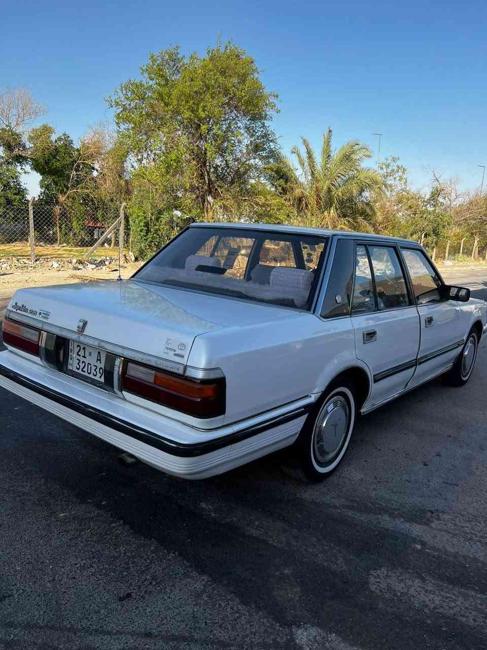 السلام عليكم عندي سوبر موديل 85 مكفولة من الضربة بيهة تلث قطع صبغ ابيع احزام  مكينة وكير بطة 2500مكينة وكير مكفولات صدر امامي وخلفي جديد تخم  تاير رقم سليمانية الجديد هزة جديدة  سنوية باسمي  مكان السيارة بغداد الهاتف *********** السعر 68
