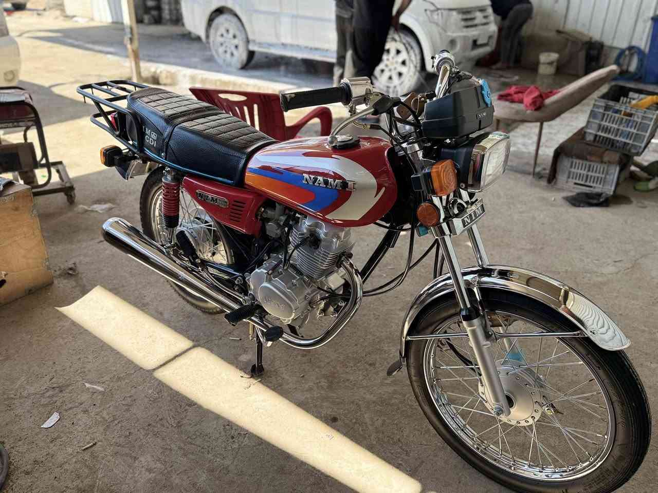 سلام عليكم دراجه لبيع 2027 دراجه وكيل مطلعه لبيع سعر 650 او بيه مجال لطيبين ***********
