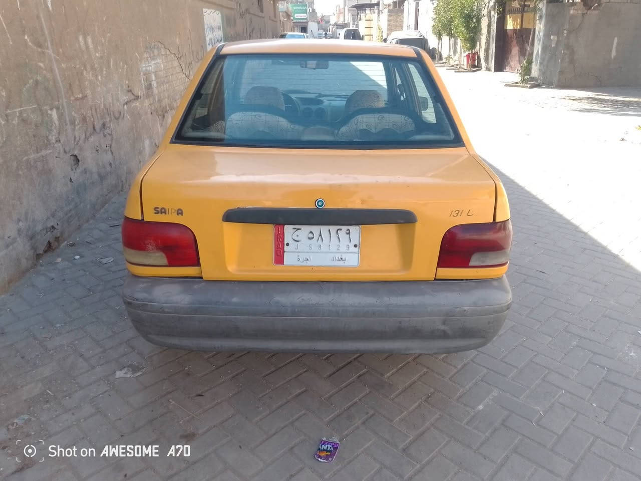 سايبا موديل 16
مكينه وكير جاهزات 
حدادية وصدر جديد 
تايرات نظاف 
شاصي بلادي والثاني بي كد اصبع ومعمر درجه اوله
سياره بلا ضربة ولا تبديل 
سياره مطلوبه هيئة وغرامات 7 ورقات ونص 
السعر 33 وينكطع منه ال 7 ونص
تريد تحويل تريد وكاله حاضر

***********
بغداد مدينه الصدر قطاع 4
