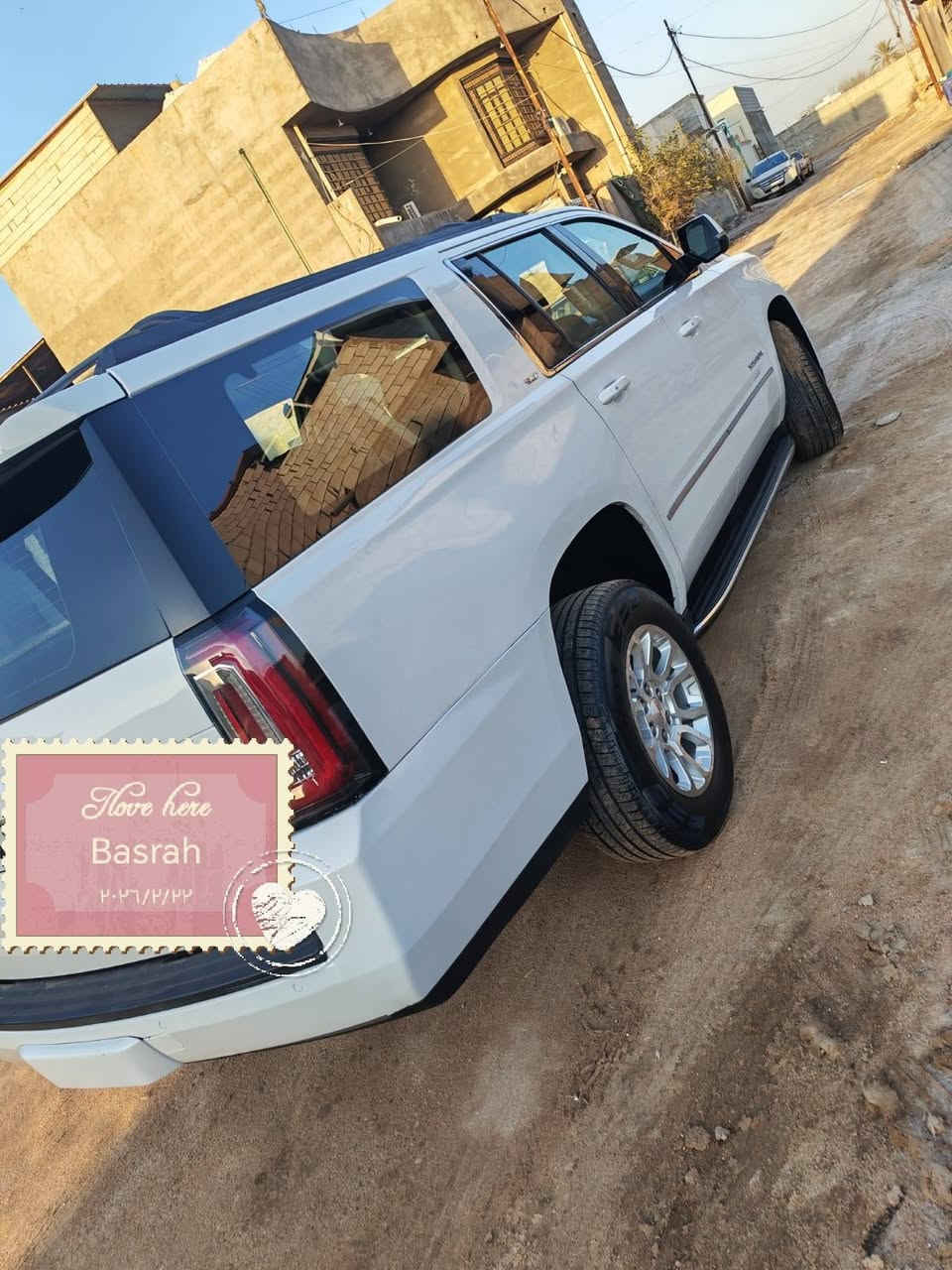 سلام عليكم
يوكن طويله
مديل 2016
 للبيع رقم بغداد بسمي مكانه بصره الجزيره
حادث امريكا جاملغ وبنيد 
فول مواصفات تخم تاير جديد تبريد كير مكيه خير من الله السعر 270 وبيه مجال  للاستفسار ***********
