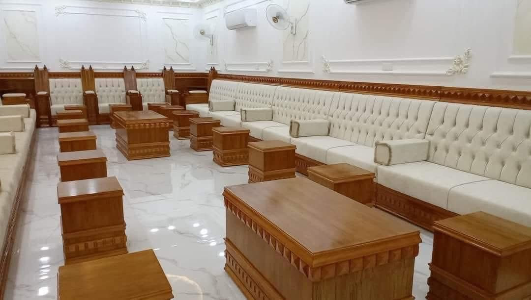 😉رجعنا وياكم بعرض خاص 😉
لأصحاب الاناقة والذوق الرفيع تم الأعلان عن أروع الموديلات 
الزان صاج 😊 
تفاصيل العمل 🪚الهيكل زان وصاج  المقعد بلوك اسود أبو 16 
الإسفنج اكسترا المقعد 10سم الضهر 4سم 👍
الصبغ سحگ قطنة 👌🏻 نوع القماش - جكور -وتر بروف -كتان _
والقماش حسب طلب الزبون 🥰
معة هدية 🎁 طبلة وسطية معة مساند 🙂  
سعر المتر من _135 إلى200 الف 
{ضمان لمدة 10 سنوات  من وقت التسليم بالخشب والإسفنج }
يوجد لدينا كادر - للقياسات مجاني لجميع المحافظات 😉
للحجز والاستفسار يرجى مراسلتنا


**إذا كنت صاحب هذا الإعلان وتريد حذفه لأي سبب، رجاءا أرسل رسالة إلى الدعم الفني**