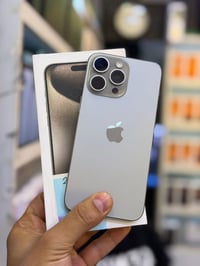 ايفون 15برو ماكس جهاز مكفول ماستر ذكرته 256بطاريته 100  عنواني بغداد م...