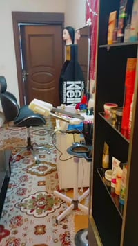 صالون نسائي بالبيت  حفافة وجه وحاجب 8000 الف  تنظيف بشره 4000 الف  صبغ...