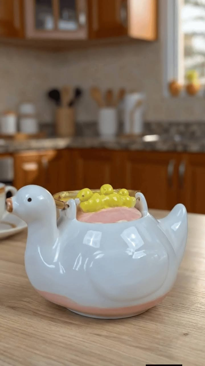 قوري الشاي بتصميم البطات الثلاث 🦆
مو بس أداة تقديم… قطعة فنية تخطف الأنظار من أول لحظة 👀

تخيل تقدم الشاي أو القهوة لضيوفك بهالشكل المميز 😍
أكيد راح يكون حديث الكل!

💛 تصميم بطات لطيف وراقي
💛 سيراميك عالي الجودة ولمعة فخمة
💛 مقبض ذهبي أنيق وسهل الاستخدام
💛 مثالي للبيت، المكتب أو حتى كديكور

خلي ضيافتك مختلفة… وخلي التفاصيل هي اللي تميزك ✨

📦 توصيل متوفر
🔥 الكمية محدودة

#ديكور_منزل #قوري_شاي #أفكار_مطبخ #ستايل_منزلي #منتجات_مميزة ريلز اكسبلور


**إذا كنت صاحب هذا الإعلان وتريد حذفه لأي سبب، رجاءا أرسل رسالة إلى الدعم الفني**