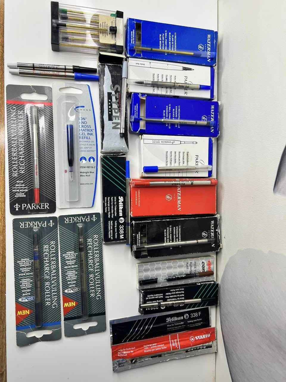 لبات باركر واترمان شيفر كروس متنوعه جاف وسوفت الكل اصلي القطعه ع 5 الاف يوجد توصيل


**إذا كنت صاحب هذا الإعلان وتريد حذفه لأي سبب، رجاءا أرسل رسالة إلى الدعم الفني**