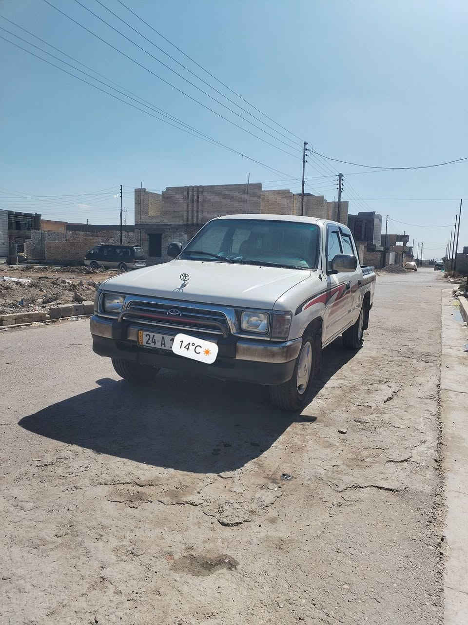 اسلام عليكم
بيكم تيوته2001 وضع شركه السياره بلاديه
كير اكسن محرك مكفول تخم تاير 
كهربيات علا بلاد ساره بل عافيه علا ياخذها جاهزا الرقم. السعر105وبيها مجال /***********/***********
