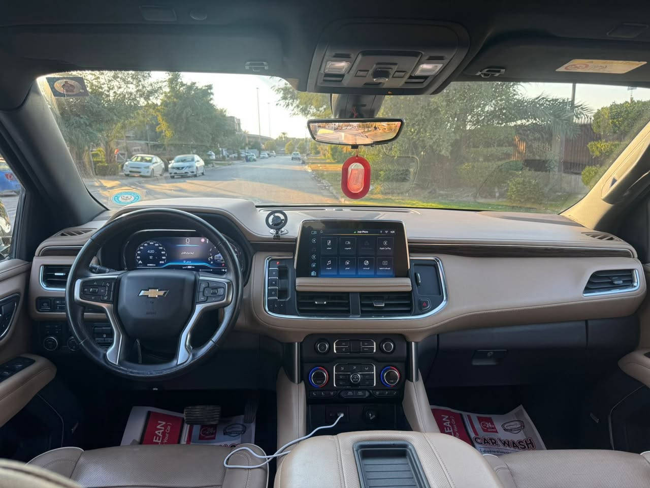 للبيع — Chevrolet Tahoe Premier 2022
🔹 اللون: (اسود)

🔹 الموديل: 2022

🔹 الفئة: Premier (أعلى فئة) وكاله المنصور 

🔹 المحرك: V8 5.3 لتر

🔹 القير: أتوماتيك 10 سرعات

🔹 الدفع: (RWD/4WD)

🔹 كيلومترات: (أكتب الكيلومترات)

🔹 حالة السيارة: ممتازة — بدون حوادث — نظيفة جداً

🔹 الصيانة دورية بوكالة

✨ تركيب PPF كامل حماية طلاء (Full Wrap)

🛡️ حماية ضد الخدوش والأحجار والأشعة

🛡️ حماية النقاط الحساسة بالكامل

🛡️ فيلم عالي الجودة + ضمان (١٠ سنوات )

📍 السيارة متوفرة مطار بغداد الدولي )

💰 السعر المطلوب: ($٥٣ الف )

📞 للتواصل: (***********)
