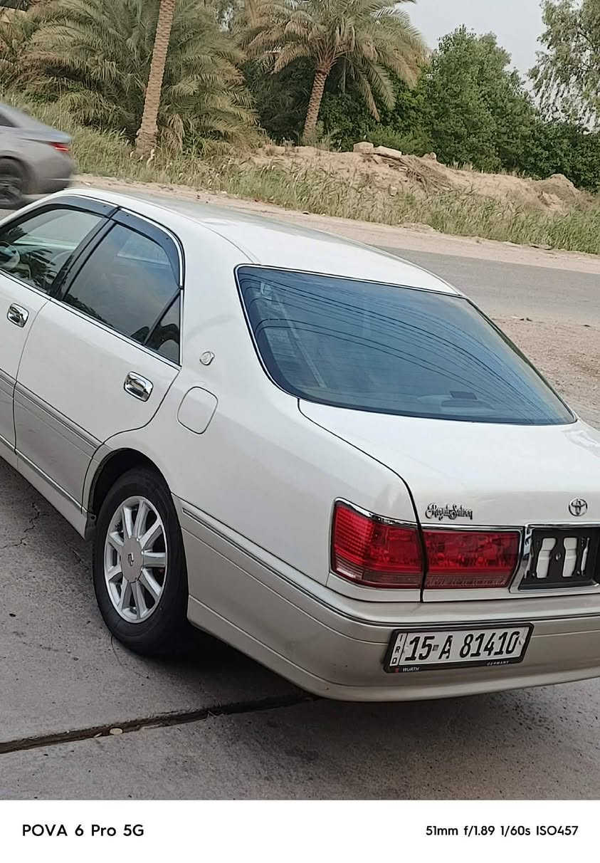 سلام عليكم ملكه كراون مديل 2002 كفاله من كصه ونقل والعيب سياره فقط.بيع مستعجل عليه  شرعي رقم أنبار بسمي تحويل ثاني يوم سياره بيه تغير لون جان سابقا لونه حبري سويت معامله وغيرته ابيض مكينه ففيتيvفيشه وبطل مكينه وكير كارتون شاشه كشنات كهربائي تخم تاير  حداديه أمامي خلفي جديده سياره جاهزه سعر120وبيه مجال  مكاني كربلاء ***********
