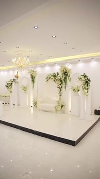 قاعة الأميرات • ديكورات فخمة • حجوزات أعراس