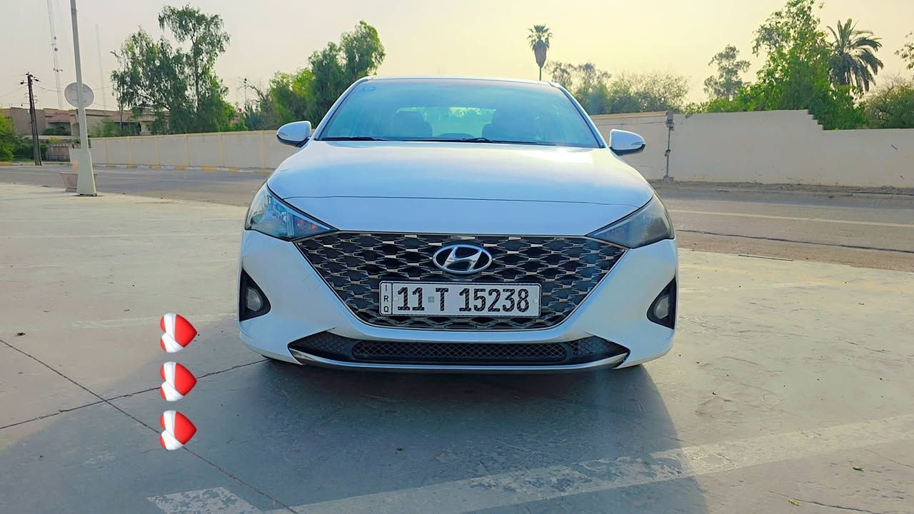 هونداي اكسنت خليجي ٢٠٢٢ بدون صبغ 
مواصفات فتحه
تبريد قطعتي

تحكم استيرن
ويل كب
مسجل شاشه
لون ابيض مميز 
ضررها شخط بالجاملغ الخلفي بسيط جدا ورصعات ٢ بالباب  
*********** 
مكاني بغداد
