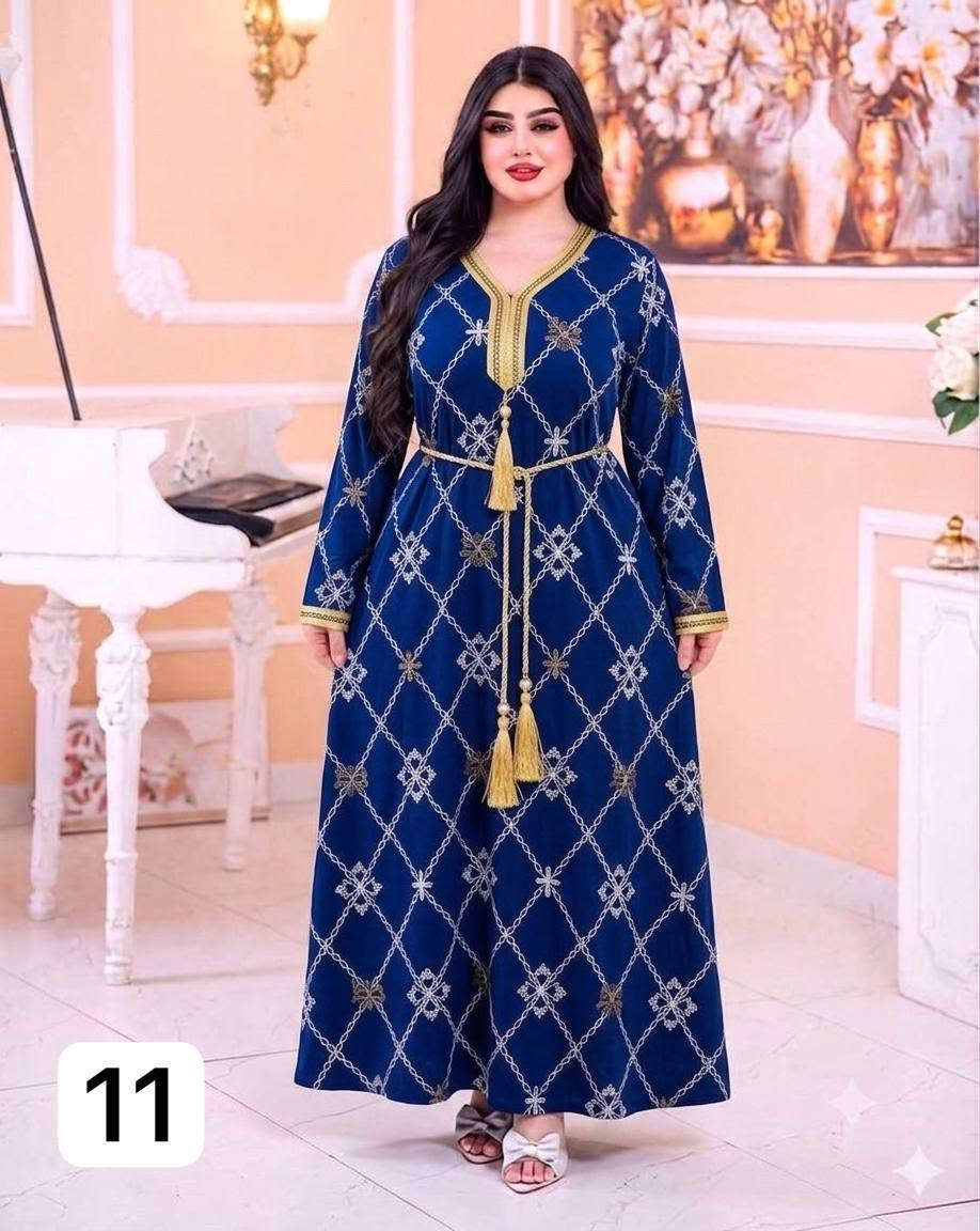 #تم التكرار😍😍
بتصميم  مختلف ومميز

كشمير تونسي💎 شغل تطريز
💯 خامة مكفولة 100%
درزن 6 الوان
يكون بي حزام منفصل 

📏 القياسات 
2XL 🔹 3XL 🔹 4XL 🔹 5XL

🚚 توصيل متوفر لكافة محافظات


**إذا كنت صاحب هذا الإعلان وتريد حذفه لأي سبب، رجاءا أرسل رسالة إلى الدعم الفني**