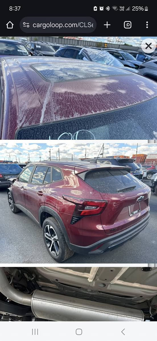 سلام عليكم للبيع او مراوس بسيارة أقل بحدود ٧٠_٨٠ ورقة
شوفرليت تراكس موديل ٢٤ سيارة نظيفة جدا مرقم بغداد مابيها اي نقص ، فئة ار اس فتحة رادار تحديد مسار باقي مواصفات معروفة حادثها بنيد تبديل اجت بدون جاماغلات يعني ٣ قطع بيها 
ماشية ١٥ ميل 
سعرها ١٤٠ للاتصال ***********
