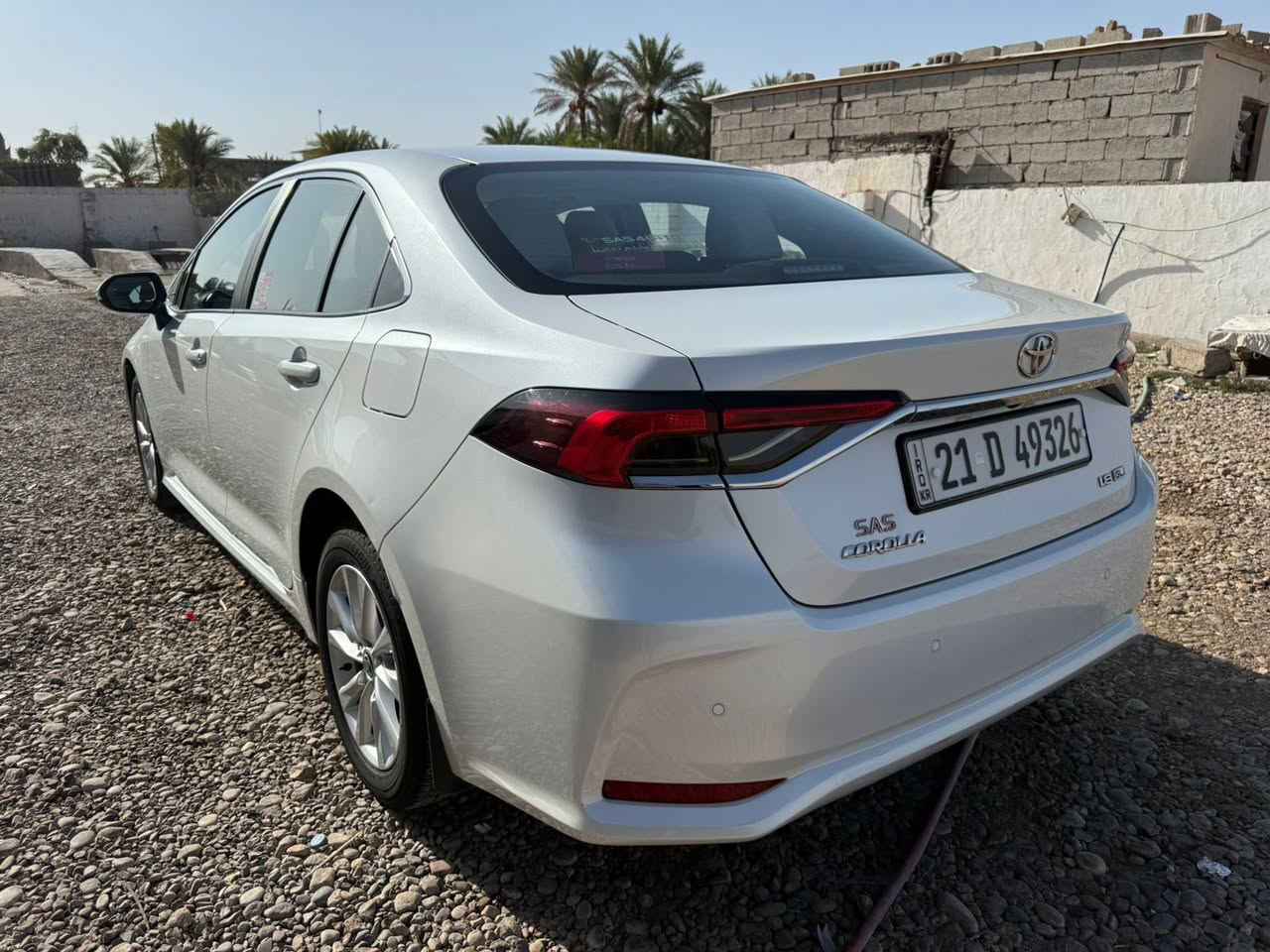 من رخصة الادمن
كورلا خليجي 2023 شركة ساز 
فول مواصفات 
ماشية 76000
فتحة سقف 
تحكم ستيرن جهتين 
شاشة 
كامرة خلفية 
حساسات امامي خلفي 
مري شفط 
تبريد بيانو 
مراية الداخلية تعتيم 
لايت Led
كشاف امامي خلفي 
تبريد قطعتين 
تخم تاير جديد 
سيارة نضيفة ومتعوب عليها 
ملاحظة/ السيارة بيهة بارد ب البنيد بدون صبغ ورصعات بسيطة مامسحوبات 
السعر / 170 وبيها مجال بسيط 
مكان السيارة ديالى /بلدروز 
***********
