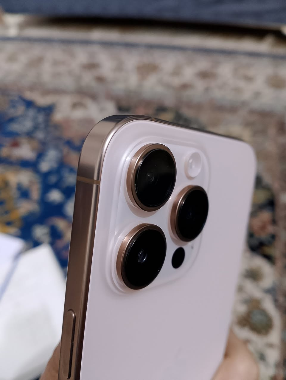 آيفون 16برو ماكس للبيع بطاريه 100
مشحون 53دوره

ذاكره 256

شرق اوسط 
دبل سيم كارت 

سعر مليون و500الف 

رقم التلفون ***********

عنوان كربلاء
