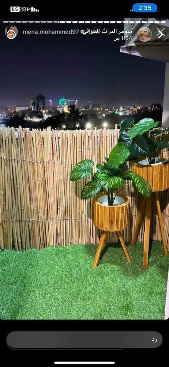 السلام عليكم متوفر القصب والسياج والديكور والسقف والكراسي السعف الجلسات الرمضانيه والكعدات العربيه الاصيله الاستفسار *********** 
متوفر توصيل 
ادمن وافق
