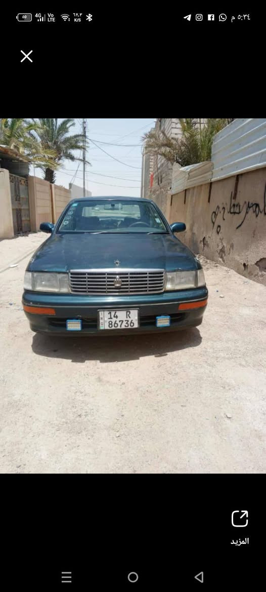 فقط الكير كايم الثالث مايجي
بطه متصل الون زيتوني 
مديل ١٩٩١
مكفوله كصه ضربه نقل جثه تحويل ثاني يوم 
سياره ماناقصهه شي 
السعر ٣٣
عنواني بصره خور الزبير 
***********
