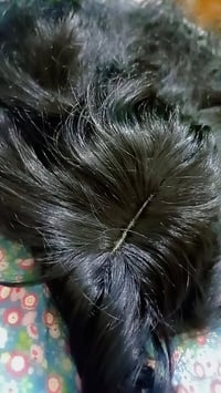 باروكة شعر • أسود • طويلة