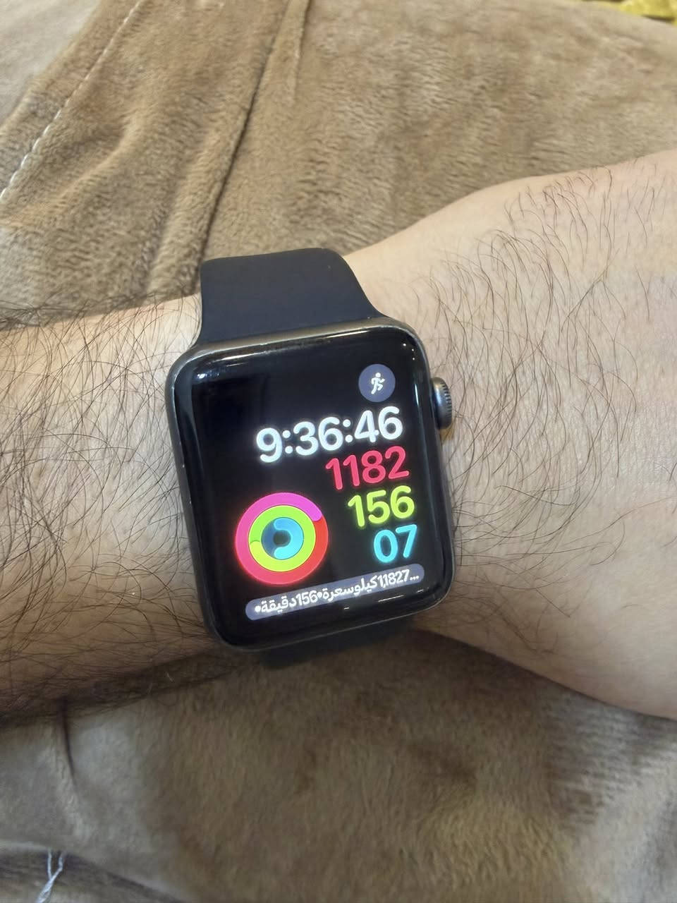 ساعه ابل الجيل الثالث
قياس 42 
مستخدم نضافه 95‎%‎ 
ملحقات كامله مع شاحن و كارتونه 
الموقع بغداد اعظميه 
***********

السعر 80,000 و بيها مجال
