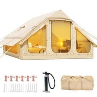 خيمة نفخ بهذا الشكل  قياساتها ٣ متر ب ٢ وربع متر و ارتفاعها ٢ متر   وت...