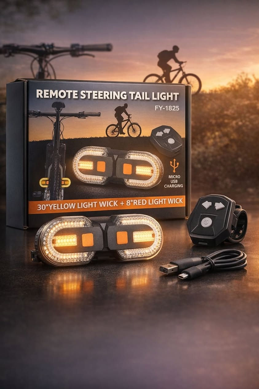 متوفر كميه محدوده بسعر مميز ⭐️
المميزات؛

🔸 الإضاءة قوية وتبين من بعيد
🔸 إشارات يمين ويسار أتحكم بيها من الريموت
🔸 يمكنك القيادة بأمان ليلاً
🔸 يشحن USB-C وما يحتاج بطاريات

بصراحة شي ضروري لأي واحد يسوق دراجته بالليل 🚴‍♂️🌙
الأمان قبل كل شي 👍

السعر 17 الف شامل التوصيل 🚛🚛


**إذا كنت صاحب هذا الإعلان وتريد حذفه لأي سبب، رجاءا أرسل رسالة إلى الدعم الفني**