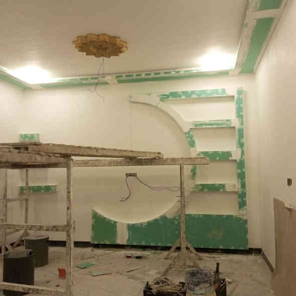 سلام عليكم حبايب طبعاً نعمل الجميع الديكورجبس بورد والملكي المغربي والسقوف الثانويه هذا جزء من عملنه الديكور 🔨🔨
"اسعار مميزة كرسته وعمل بسعار مناسبه ذو جودة عالية  مع دقة في العمل العنوان #الانبار اي استفسار تواصل  الخاص اوعل الهاتف/***********
و بأسعار مناسه للجميع
