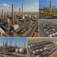 مشاريع نفطية • لحام • تمديد أنابيب