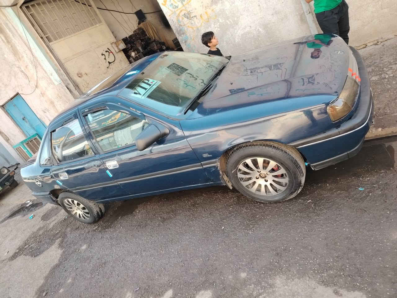 سلام عليكم للبيع فكرا موديل 91 صبغ جملغات الوره والدوسات طخم جديد باتري جديد توير جديد الباقي كدام العين السياره بل موصل رشيديه السعر 42بيها مجال *********** #***********#
