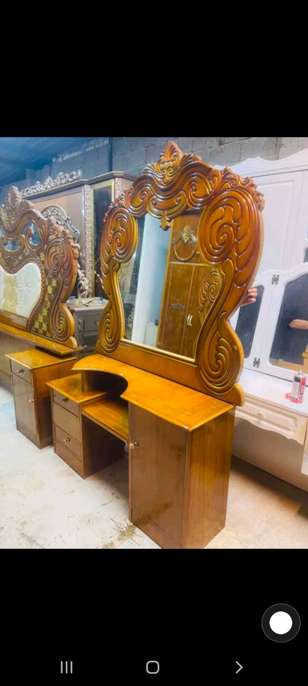 غرفة صاج ٦ قطع نضيفة سعر ٧٥٠ عنوان حسينية