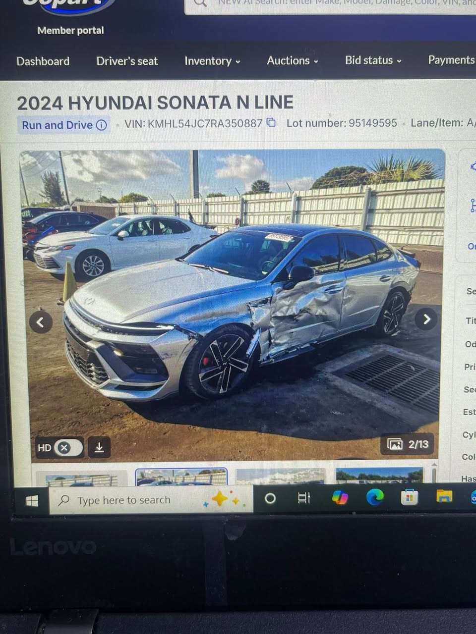 سلام عليكم للبيع فقط شباب سوناتا ٢٤ N LINE فول مواصفات قمارة بنراما  اسيارة طالعة من امريكا الى البصرة ام قصر السيارة ماشية ١٨١٨٦ M بجم كبس شباب السيارة سعر النقل ١٧٠٠$ مدة الوصول شهرين نازل رقم حاوية DFSU7798149  بيع مستعجل السعر واصل ميناء ١٠٥ $ وبيهة مجال ماكو سوناتاN بهيج سعر رقم الهاتف ***********
