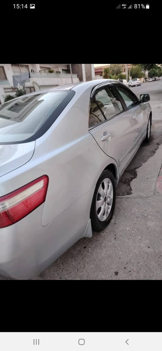 بسم الله الرحمن الرحيم
 تويوتا كامري خليجي موديل ٢٠٠٨ مواصفات GL نص مواصفات سيارة حلوة نضيف ماشاء الله 
سيارة كير محرك بشرت فحص بس محرك مفتوح سيارة موديل قديم بس كير مامفتوح صوت بخار صرف دخان بشرت فحص سيارة كلين مكفول كفالة عامة صونر موجود بشرت فحص كهربائي كل اشتغل صدر امامي وخلفي بشرت تبريد قطعتين ثلج سنوية جديد رقم انكليزي جديد هزة براد جديد تحويل وكالة غرامه بشرت نفص اليوم تحويل داخل سيارة كشنات كاعيات جديد 
عنوان سيارة سليمانية داخل سليمانية بداية سليمانية سعر ١٠٨ قفل قفل بدون معاملة 
*********** السليمانية, العراق
