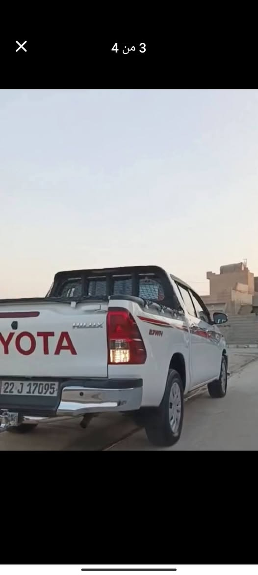 بۆ فرۆشتن:تویتا هایلوکس ٢٠١٦ (سید نەهرۆیی / أبو بطل) 🛑
​سەیارەیەکی زۆر خاوێن و بێمەسروف (ماڵی پاکە)، هەموو شتێکی بەشەرتە و ئامادەی کارە.
​⚙️ تایبەتمەندییەکان:
​مۆدێل: ٢٠١٦
​گێڕ: عادی (گێڕ و مەکینە و بەشەرتی تاقیکردنەوە)
​بۆیاخ و لێدراوی: بێ لێدراو و بێ بۆیاخە ❌ (تەنها پاسکیلێک لێی داوە و تۆزێک ساردی هەیە، بەبێ ڕەنگکردنەوە).
​📄 زانیاری یاسایی و غەرامە:
​سەنەوی:1 مانگی ماوە بەسەرچێت.
​غەرامە: ٢٨٠ هەزار دینارە (خۆم غەرامەکەی پاک دەکەمەوە).
​تەحویل و بەڵگەنامە: بەشەرتی گواستنەوەی خاوەندارێتی (تەحویلکردن بەشەرت).
​شوێن: کەرکوک.
​💡 تێبینی: هەموو شتێکی ئەم سەیارەیە بەشەرتە و هی بەکارهێنانە.
داوای215گەڵای لێ ئەکەم  مجالی تیایە 
بۆزانیاری زیاتر نامەم بۆبنێرن كركوك, العراق


**إذا كنت صاحب هذا الإعلان وتريد حذفه لأي سبب، رجاءا أرسل رسالة إلى الدعم الفني**