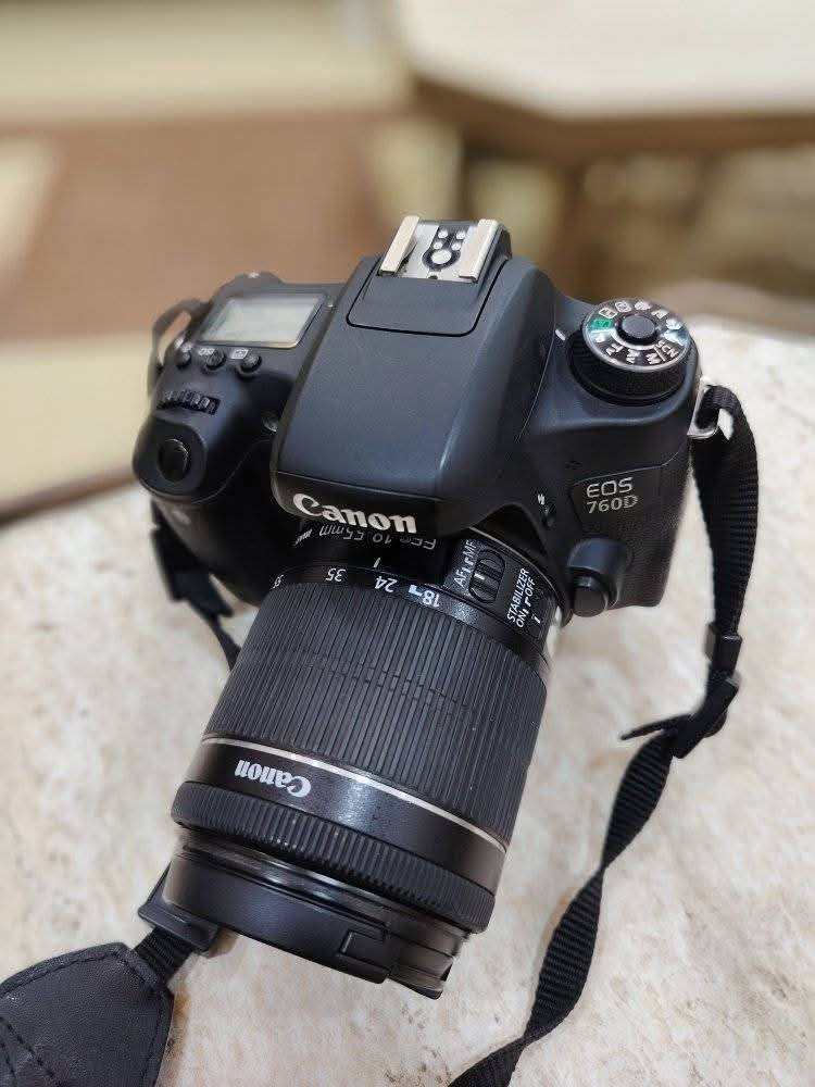 السلام عليكم لاصحاب الدخل المحدود كامره بسعر مناسب
كامره كانون 760D

للبيع مع كامل ملحقات كارتونه موجود شاحنه بطاريتين دقته فول 

تواصل خاص ***********
