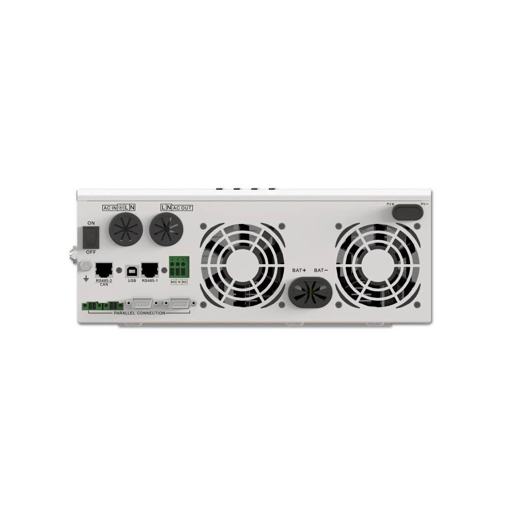 عاكسة شيساج ٥كيلو واط مستعمل سنة باقي بي ضمان ٢ سنة 
مواصفاته 

5kW Rated Output Power
High PV input voltage
Power saving function
Multiple safety protection
Pure sine wave AC output
Uninterrupted power supply
Intelligent speed control fans
LCD screen and LED indicator lights
Approved CE-LVD, CE-EMC certifications
Grid power bypass and inverter output modes
Support grid and PV activated lithium batteries
Support lead-acid and lithium battery connections كركوك, العراق


**إذا كنت صاحب هذا الإعلان وتريد حذفه لأي سبب، رجاءا أرسل رسالة إلى الدعم الفني**
