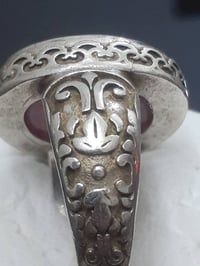 خاتم • ياقوت عثماني • شغل يدوي