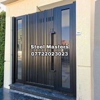🛑نقدا & بالتقسيط  ورشة Steel Masters   لأعمال الحدادة   تنفيذ باب حوش ...