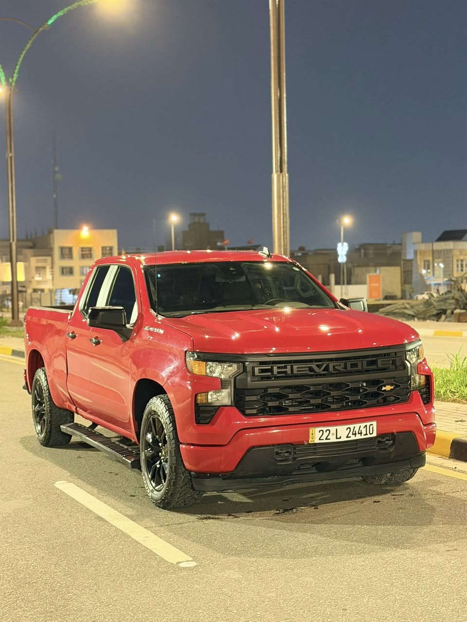 سلفرادو 2024 لون مميز (بصمه) 
بيه تضليل مرخص من المرور (80‎%‎)
رادارت تشغيل عن بعد
رقم اربيل تحويل او وكاله
محرك 2700 تيربو
ماشيه 14 الف
السعر 248
مكانه كربلاء 
للاستفسار ***********
