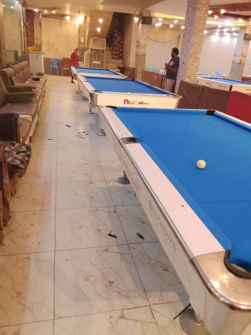 تم وصول وجبه من البليارد المستخدم ول جديد 🎱
ويوجد كادر نصب وادامه جميع طاولات البليارد بغداد وجميع محافضات العراق   🎱🇮🇶ويوجد جميع مستلزمات البليارد وملحقاته 🎱 لاستفسار ***********
