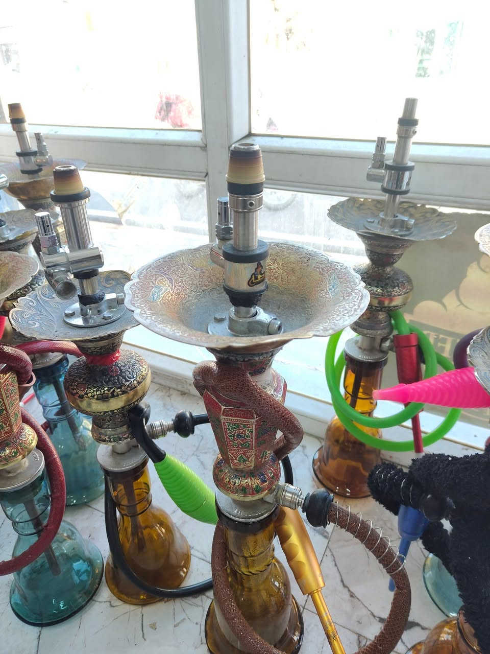نراكيل للبيع طه سنفورا العدد 13 قطعه 
هواي انضاف وطعم ودخان على التجربه تاخذ 
للاستفسار اتصل ***********
واتساب بي
ديالى كنعان
