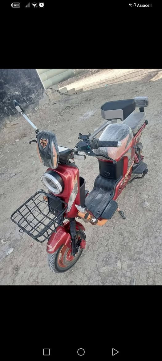 دراجه شحن استخدم ٣ اسابيع يعني اخو الجديد تاخذهه عل فحص سعر٤٧٥ بي مجال قليل المفرك مدخل شارع الحسينيه ***********
