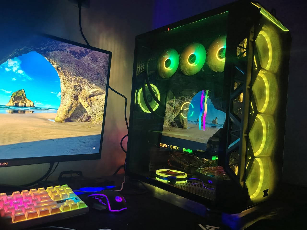 ​كرت الشاشة (GPU): NVIDIA  RTX 3070 Ti
المعالج (CPU): Intel Core i7-10700K 
​الذاكرة (RAM): 8GB (4+4).
​النظام: Windows 10 Home 64-bit
فقط كيس من دون شاشة مراوس بلابتوب قيمنق او بيع


**إذا كنت صاحب هذا الإعلان وتريد حذفه لأي سبب، رجاءا أرسل رسالة إلى الدعم الفني**