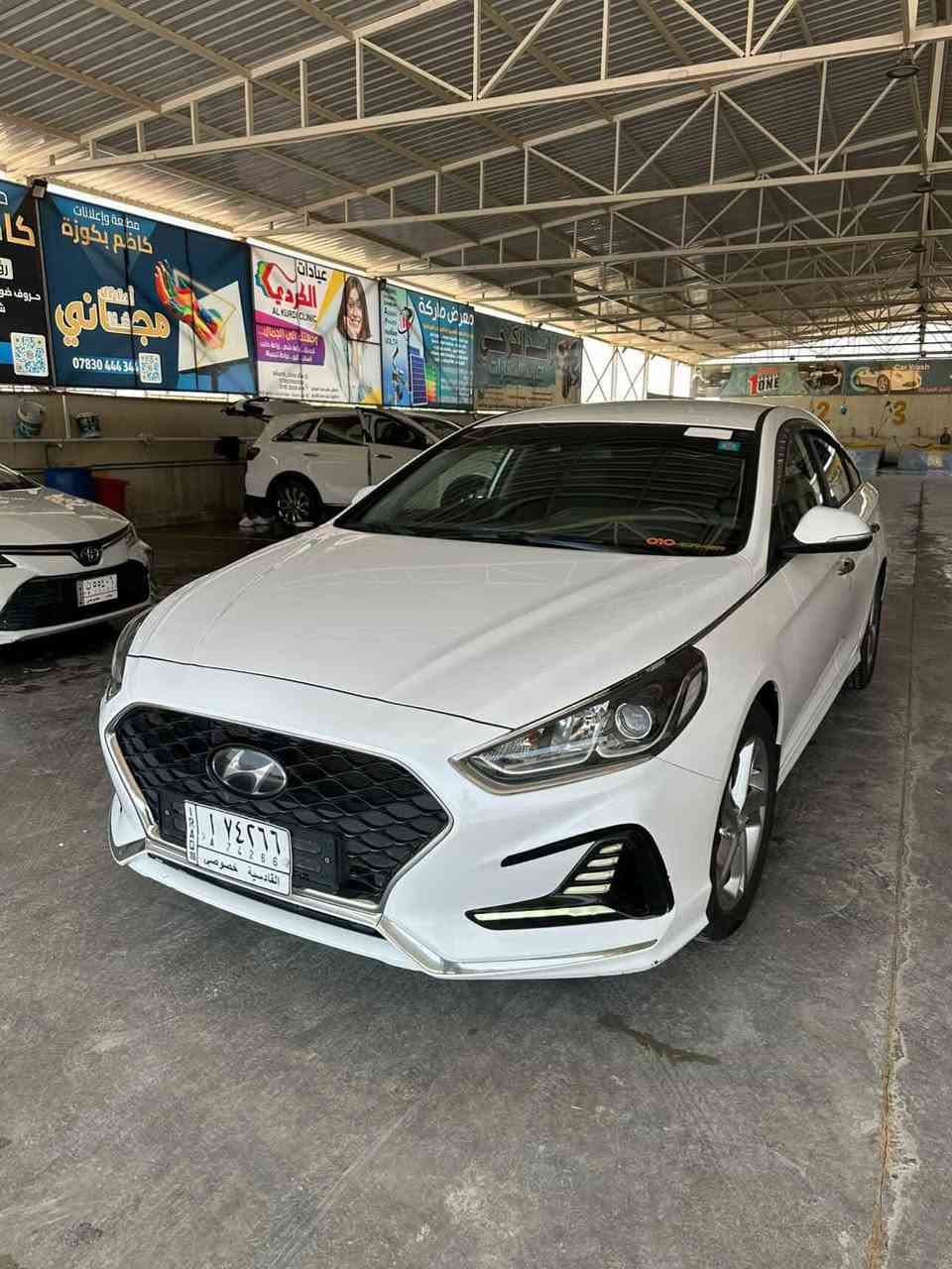 سلام عليكم سوناتا للبيع موديل2022كفاله رقم قادسيه لل 28فول مواصفات ***********
