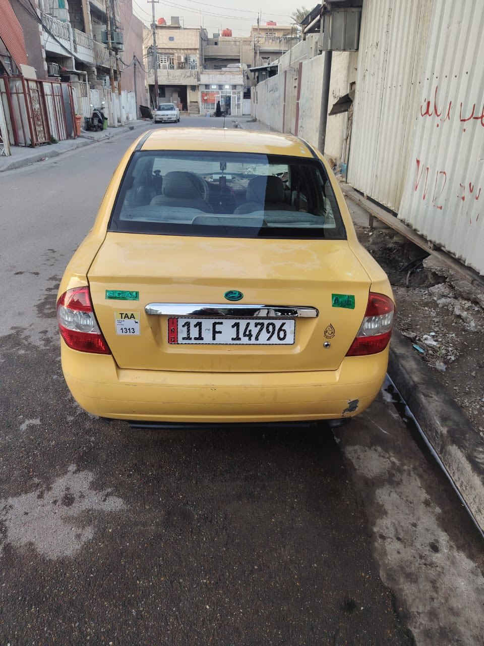 السلام عليكم 
طيبة موديل 2015 سيارة نظيفة جداً وحلوه خير من الله
 گير مكينه ، لا تنقيص ولا تبخير ،، كلج كامل جديد
صدر امامي خلفي جديد. ، سيارة مابيها كل نقص 
رقم انكليزي الجديد باأسمي مصفره هيئه وغرامات
 
سيارة مدوشمه كامل 
  تخم تاير جديد ،،  كهربائيات شغاله كلها
سيارة جاهزة 
العنوان بغداد 
الرقم ***********
السعر 38
