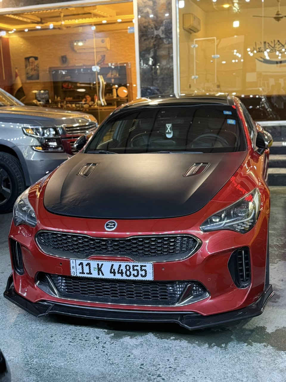 كيا ستنكر 2018 خليجي بيها 3 قطع ونص صبغ يعني اربعه جاملغ خلفي وجاملغات اماميه والشاصي امامي بس مسحوب ممضرر السياره فول مواصفات للاخير فتحه جبيره خمس كامرات مانع انزلاق تحكم سيترن كشنات تبريد وتدفى وستيرن كذالك قطعتين تبريد فلنجات برمبو اصليات السياره بيها هواي موصفات مكينه 2.0 توربو 
السياره عليها اضافات 

دبات borla
عطاس hks
شيوته kn
بلكات ngk
تفريغ 
برمج ستيج وان بلاس
تقليل صرفيه

بيع او مراوس السعر 155 بيها مجال قليل عنوان بغداد شارع فلسطين ***********
