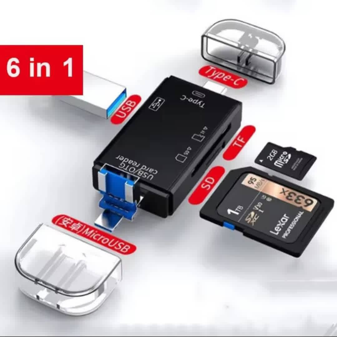 قارئ البطاقات الذكي 6 في 1
الحل الأمثل لنقل بياناتك بسرعة وسهولة

 يدعم USB / Type-C / MicroUSB

 منافذ SD & TF لجميع أنواع الكروت

 سرعة عالية و تصميم أنيق محمول

 جهاز واحد يغنيك عن عدة وصلات 

يوجد شحن للمحافظات
للطلب تواصل مسنجر


**إذا كنت صاحب هذا الإعلان وتريد حذفه لأي سبب، رجاءا أرسل رسالة إلى الدعم الفني**