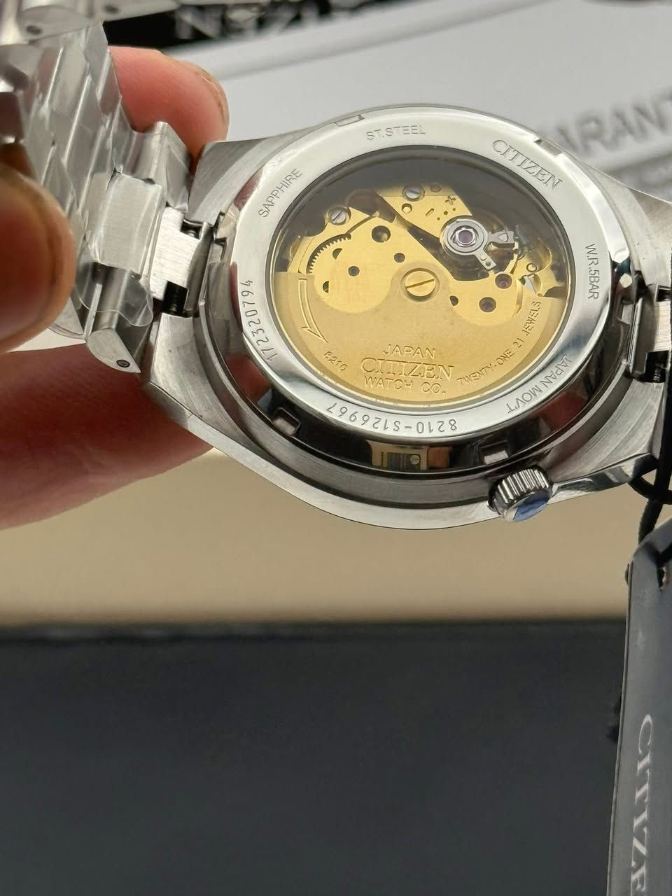 CITIZEN اوتماتيك ياباني الاصلي
لون التيفاني المميز

كامل المرفقات مع الضمان


**إذا كنت صاحب هذا الإعلان وتريد حذفه لأي سبب، رجاءا أرسل رسالة إلى الدعم الفني**