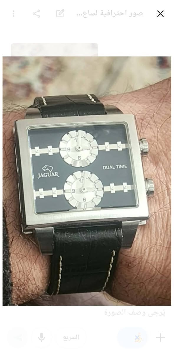 حرصناا دائمآ نجمع لكم بين الدقة المتناهية والتصميم الكلاسيكي  ولمحبي التميز.
​ وللباحثين عن الأناقة السويسرية الخالدة.. تجدونها عندنا (محمود العزاوي لنوادر الساعات )​⌚ ساعة جاغوار (Jaguar) سويسريه الأصلية - Dual Time
​للبيع ساعة جاغوار ملكية بتصميم مربع فريد، تتميز بنظام التوقيت المزدوج (مينائين منفصلين) لعشاق الأناقة الجريئة والتميز.
​الهيكل: ستيل فاخر مقاوم للصدأ.
​الحزام: جلد طبيعي أسود بنقشة التمساح.
​الحالة: نظافة ممتازة وعمل دقيق.
​"قطعة فنية تجمع بين الهيبة والفرادة على معصمك. فرصة لا تتكرر لهواة التميز." حلة, بابل


**إذا كنت صاحب هذا الإعلان وتريد حذفه لأي سبب، رجاءا أرسل رسالة إلى الدعم الفني**